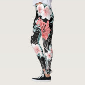 Roos Gold Tropical Botanical Paradise Island Leggings (Links)