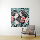 Roos Gold Tropical Elegant Botanical Luau Wandkleed (In Situ (horizontaal))