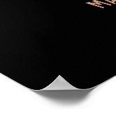 Roos Gold Typografie Onderteken Ons handboek Poster (Hoek)