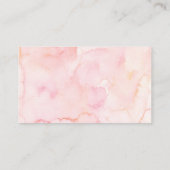 Roos Gold Umbrella April Shower Diaper Raffle Informatiekaartje (Achterkant)