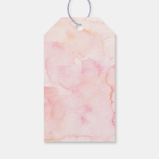 Roos Gold Umbrella April Shower Hartelijk dank Lab Cadeaulabel (Achterkant)