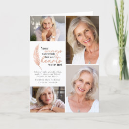 Roos Gold Uw woningen waren klaar als foto's Sympa Bedankkaart