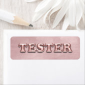 Roos Gold Velvet 3D Tester Sample Containers Etiket (Insitu)