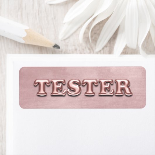 Roos Gold Velvet 3D Tester Sample Containers Etiket (Insitu)