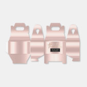 Roos Gold Verfijnde Favoriet Dozen Bedankdoosjes (Uitgevouwen)