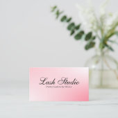 Roos Gold Verfijnde Glinsterde Beauty Lash Visitekaartje (Staand voorkant)