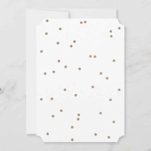 Roos Gold Verloving | Uitnodiging van de indienend (Achterkant)