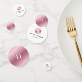 Roos Gold Volleyball Cute Girly Name Sport Thema Confetti