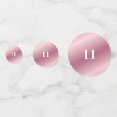 Roos Gold Volleyball Cute Girly Name Sport Thema Confetti (Achterkanten)