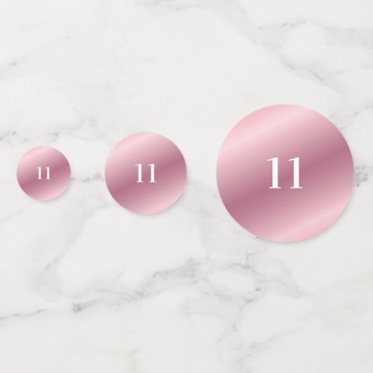 Roos Gold Volleyball Cute Girly Name Sport Thema Confetti (Achterkanten)