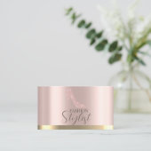 Roos Gold voor hooggekwalificeerde diamanten Visitekaartje (Staand voorkant)