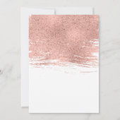 Roos Gold Vrijgezellenfeest Bingo Game Kaart (Achterkant)