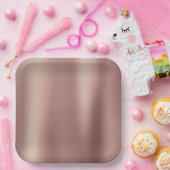 Roos Gold Vrijgezellenfeest Papieren Bordje (Feest)