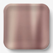 Roos Gold Vrijgezellenfeest Papieren Bordje (Voorkant)