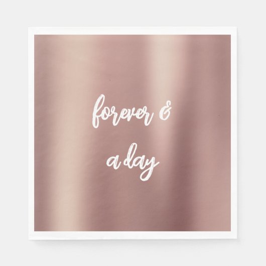 Roos Gold Vrijgezellenfeest Servet (Voorkant)