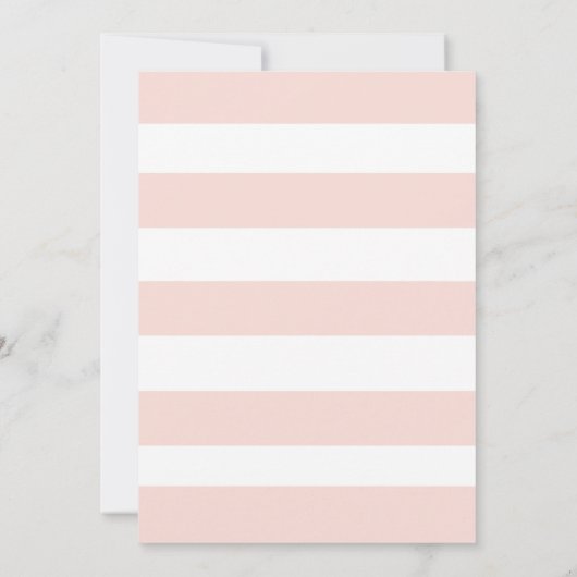 Roos Gold Vrouwen Verjaardagsuitnodiging Kaart (Achterkant)