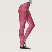 Roos Gold Waterverf Abstractie Leggings (Rechts)