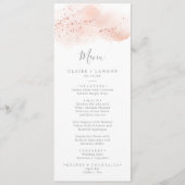 Roos Gold Waterverf Bindmenu Menu (Voorkant)