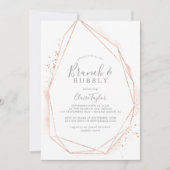 Roos Gold Waterverf Brunch & Bubble Vrijgezellenfe Kaart (Voorkant)