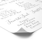 Roos Gold Waterverf eerste jaarmankement Poster (Hoek)