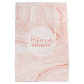 Roos-Gold Waterverf Medium Cadeauzakje (Achterkant)