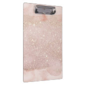 Roos Gold Waterverf Shimmer Glitter Klembord (Rechts)