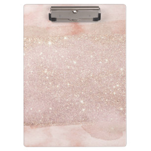 Roos Gold Waterverf Shimmer Glitter Klembord