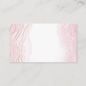 Roos Gold Waterverf Visitekaartje (Achterkant)