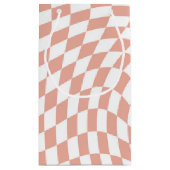 Roos Gold Wedding Collectie Chekered Klein Cadeauzakje (Achterkant)