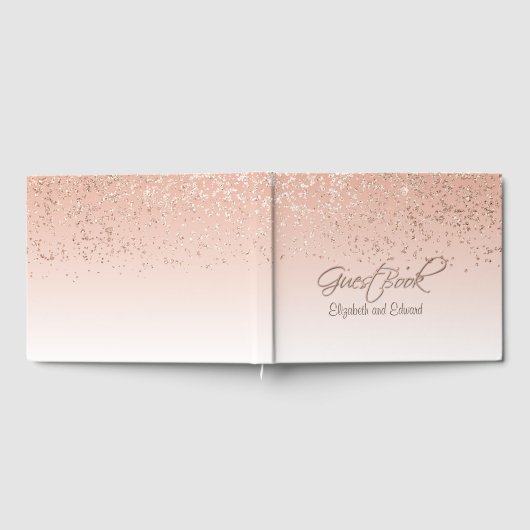 Roos Gold Wedding Guest Book Gastenboek (Volledig)