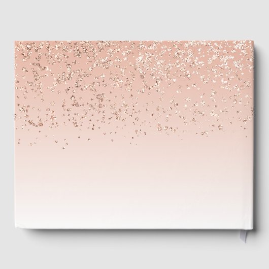 Roos Gold Wedding Guest Book Gastenboek (Achterkant)