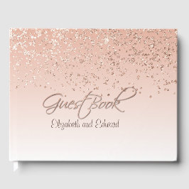Roos Gold Wedding Guest Book Gastenboek