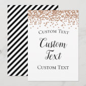 Roos Gold Welkom, 5x7" Kaart (Voorkant / Achterkant)