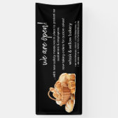 Roos Gold Whisk Bakery Business ReOpening Spandoek (Verticaal)