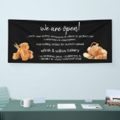 Roos Gold Whisk Bakery Business ReOpening Spandoek (Beurs)