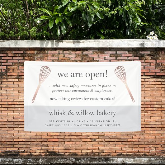 Roos Gold Whisk Bakery Business ReOpening Spandoek