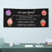 Roos Gold Whisk Bakery Business ReOpening Spandoek (Beurs)