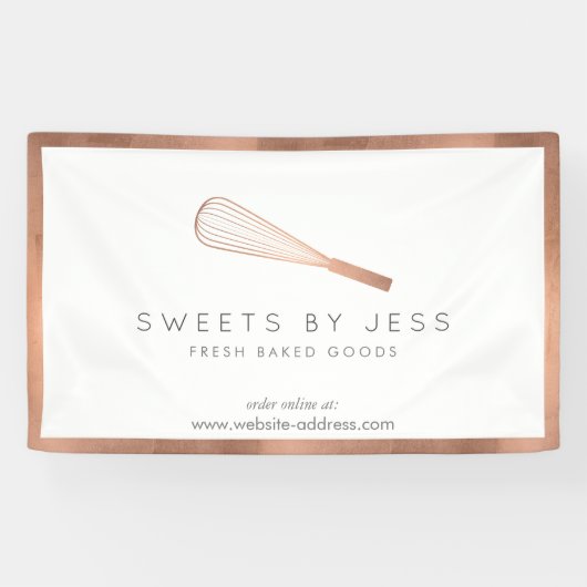 Roos Gold Whisk Bakery Spandoek (Horizontaal)