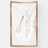 Roos Gold Whisk Bakery Spandoek (Verticaal)