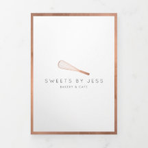 Roos Gold Whisk Bakkerij Catering Menu Brochure