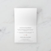 Roos Gold Whisk | Bakkerij- of cateringbedrijven Bedankkaart (Binnen)