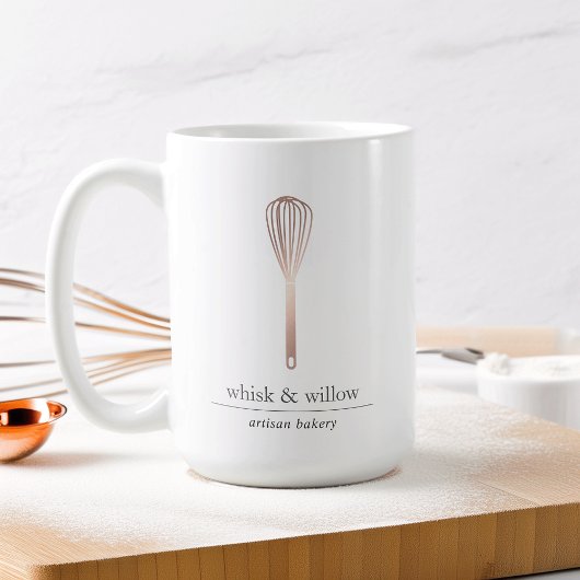 Roos Gold Whisk | Bakkerij Pen houder Koffiemok