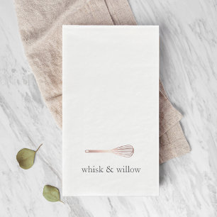 Roos Gold Whisk   Naam bakkerij- of cateringbedrij Servet