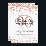 Roos Gold White 90th Birthday Glitter Confetti Kaart<br><div class="desc">Elegant 90e verjaardag Faux Glitter Confetti Roos Gold White-sjabloon. Geweldig voor 90ste verjaardagsfeestjes en nog veel meer!</div>