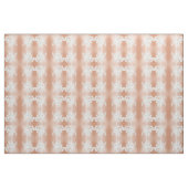 Roos Gold White Cherry Blossoms Pattern Fabric Stof (Yard (91,4 cm))