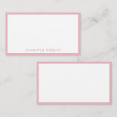 Roos Gold White — eenvoudige Sjabloon Moderne eleg (Voorkant / Achterkant)