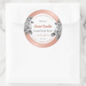 Roos Gold White en grijs Product Packaging Labels (Tas)