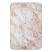 Roos Gold White Glitzy Marble Badmat (Voorkant Verticaal)