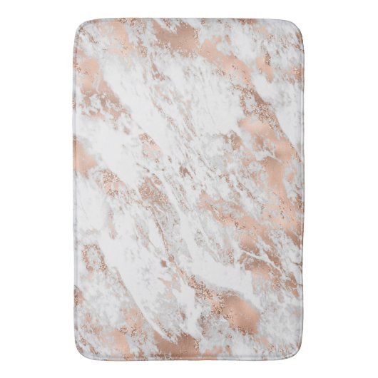  Roos Gold White Glitzy Marble     Badmat (Voorkant Verticaal)