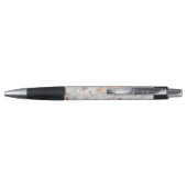  Roos Gold White Glitzy Marble Pen (Achterkant)